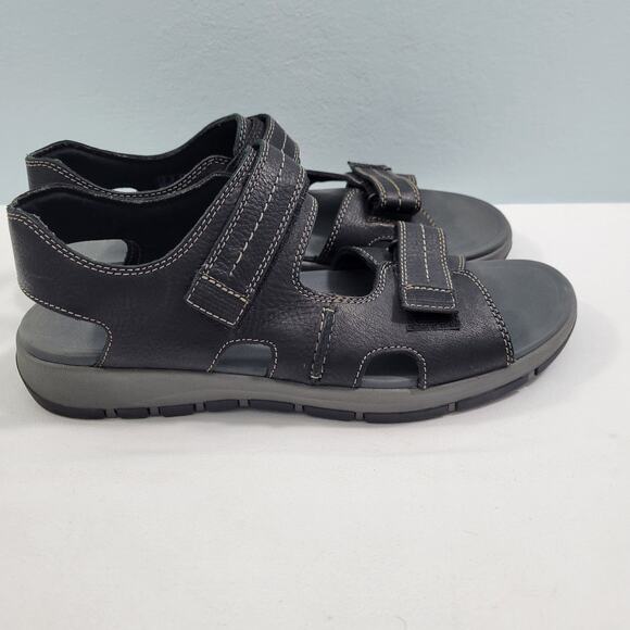 Clarks Men\'s Brixby Shore Black Sandals Size 13M 11223-1S6 main image 5